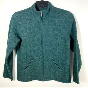 Talbots Petites 100% Wool Sweater/Cardigan. Size PP (0-2)